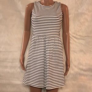 J Crew Sleeveless Stripped Knit dress Sz XS